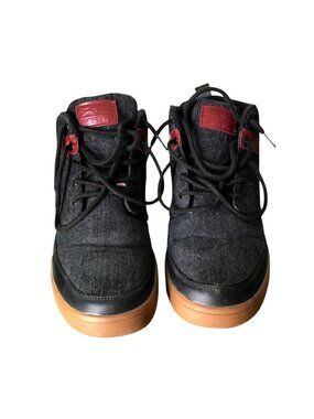 Leor Mens Black & Brown Casual High-Top Sneakers Size 10.5